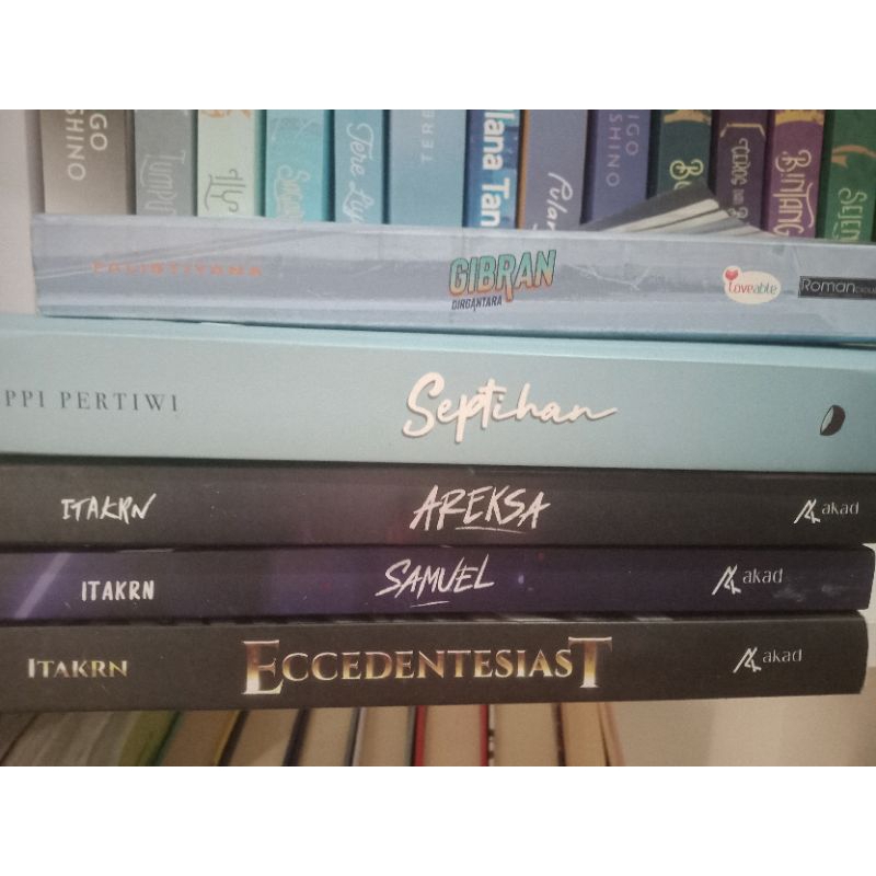 novel preloved take all eccedentesiast, samuel, areksa, septihan, gibran dirgantara