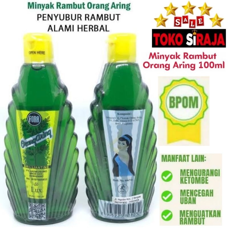 Minyak orang aring fora / minyak rambut urang aring fora 100ml