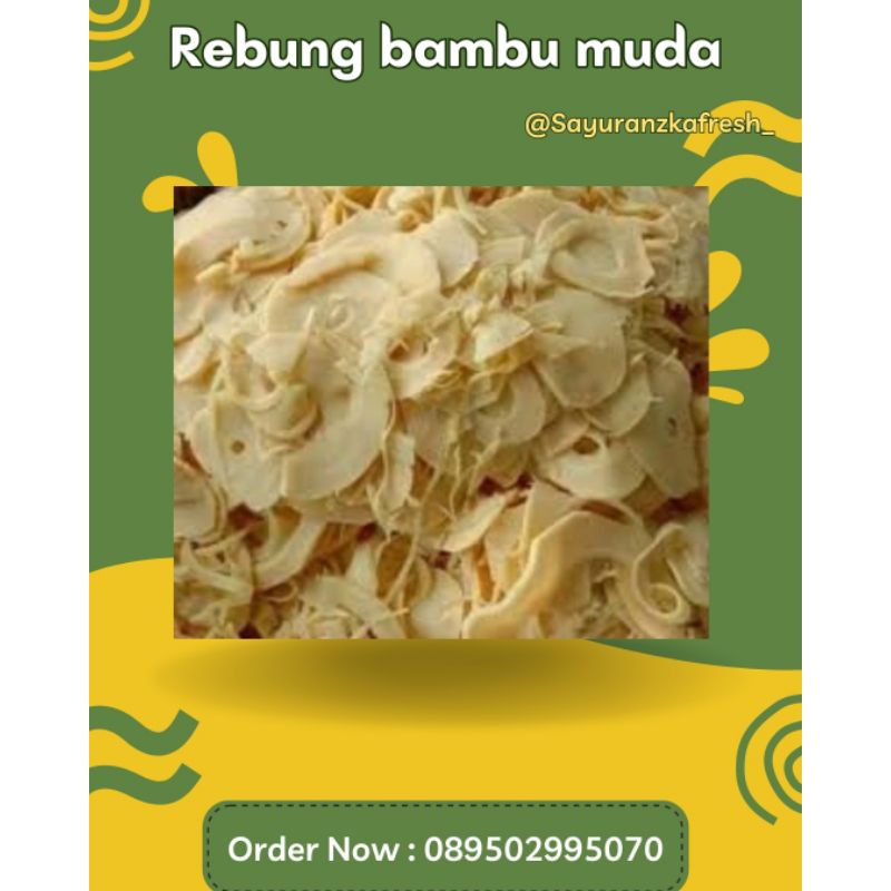 

Rebung Bambu Muda [±250gr-±1kg]