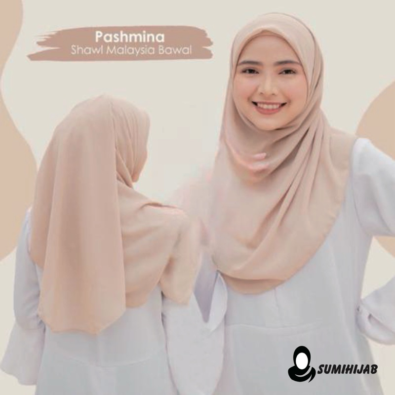 Pashmina Bawal Shwal Malaysia | Jilbab Pashmina Bawal Malaysia | Kerudung Pashmina Bawal