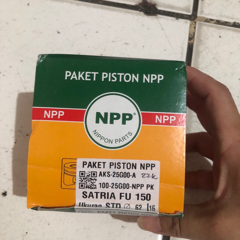 Piston ring seher kit Satria fu 150 karbu Os STD original NPP