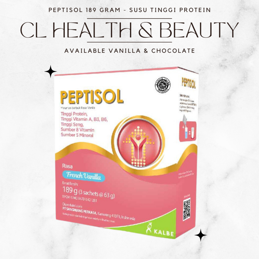 

Peptisol 189 Gram - (Susu Tinggi Protein)