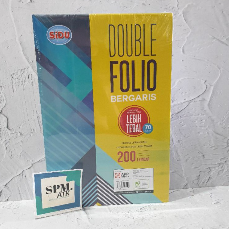 

Grosir Double Folio Sidu 2 Lembar khusus instantsameday