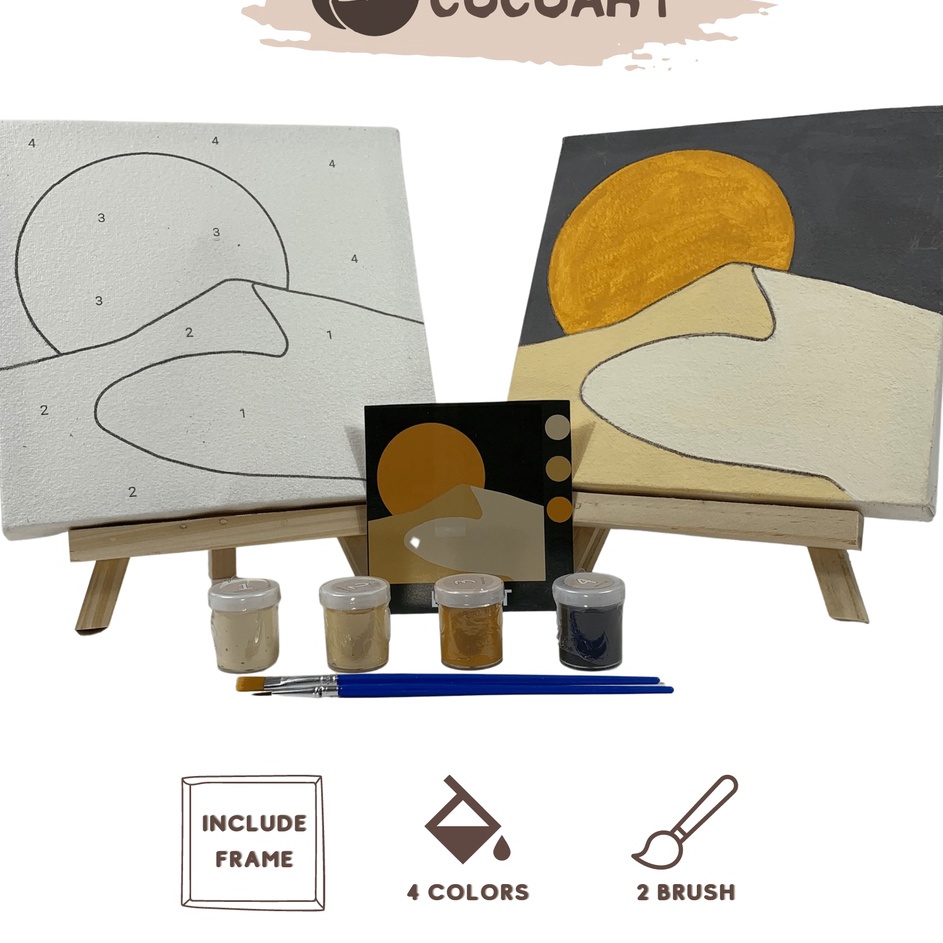 

Paint By Number Kit DESERT Cocoart I Kanvas 2 x 2 cm