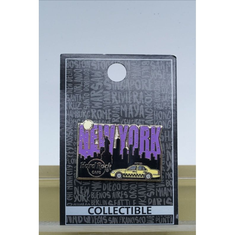 Hard Rock Cafe New York Taxi NYC Core Pin Enamel USA Merchandise Original Souvenir Collection Collec