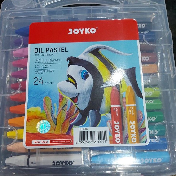 

Dijual Murah joyko oil pastel 24 colors krayon minyak