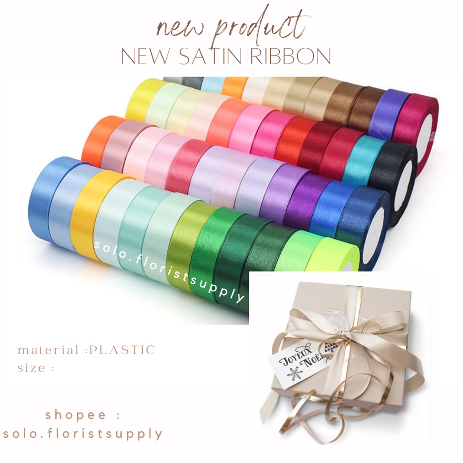 

Promo Terbatas 1ROLL NEW SATIN RIBBON BANDANA PITA HAMPERS PITA GROSSGRAIN IMPORT PITA SATIN RUFFLE KOREA PITA GELOMBANG PITA SATIN IMPORT SEDANG LEBAR 25CM PREMIUM ECER PER METER PITA KADO GIFT BOUQUET BUNGA DEKORASI