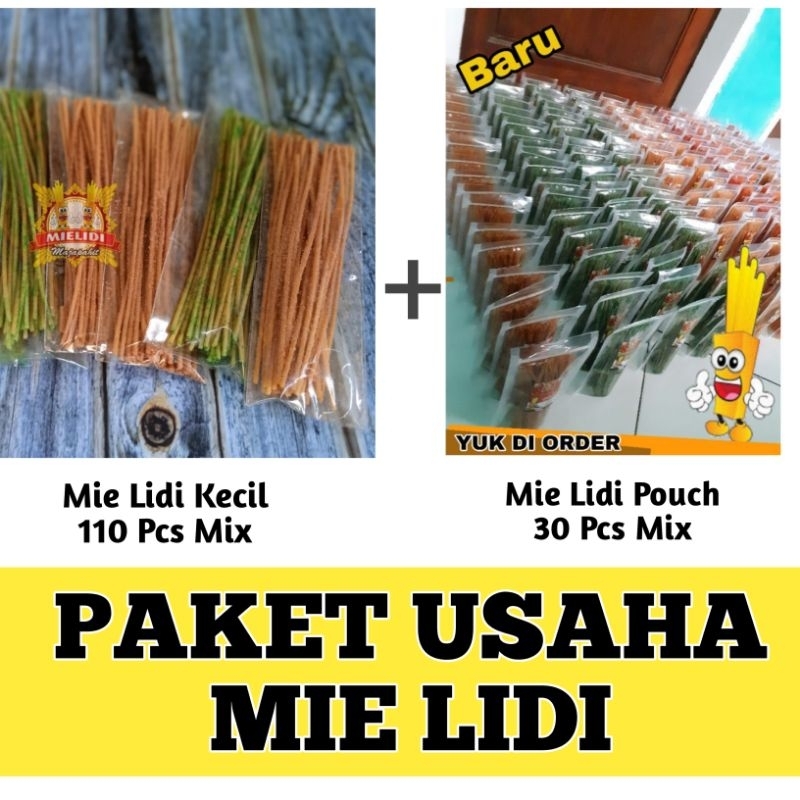 

Paket Usaha Mie Lidi Kecil 110 & Mie Lidi Pouch 30 pcs