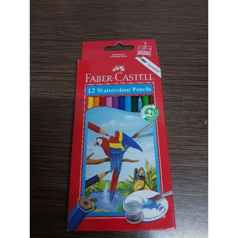 

pensil warna merk faber castell isi 12