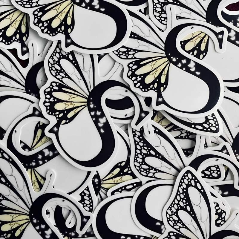 

STICKER PACK | Sylph.Art |Letter S Butterfly