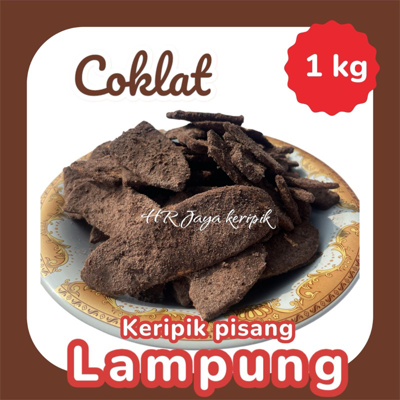 

TERMURAH!! 1 kg Keripik pisang coklat lampung & aneka rasa khas lampung / keripik pisnag kepok(panjang)