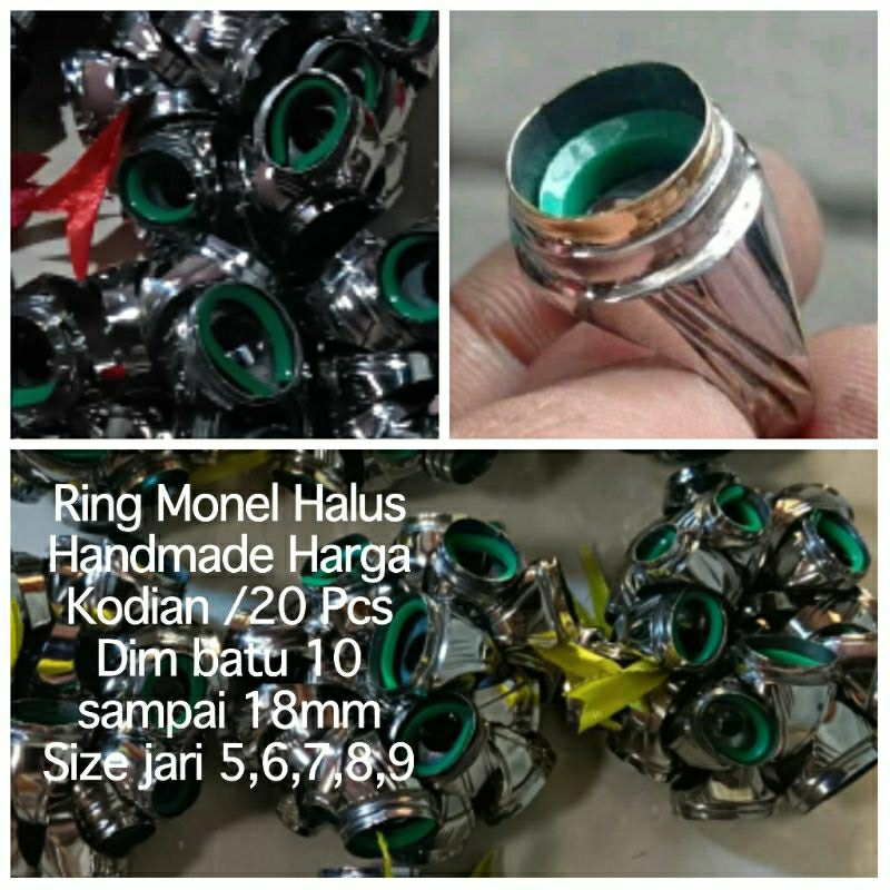 RING CINCIN MONEL /EMBAN MONEL TANEM HARGA KODIAN /20 PCS