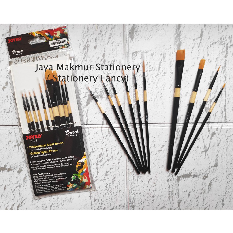 

Berkualitas Tinggi Kuas lukis Joyko BR9 Bahan Nilon