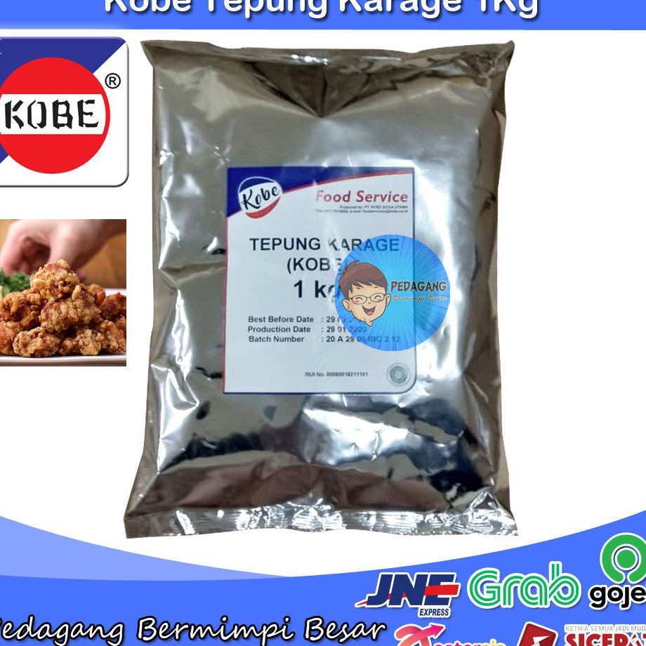 

6iStok Banyak Kobe Tepung Karage 1Kg Tepung Karaage Tepung Kaarage B43
