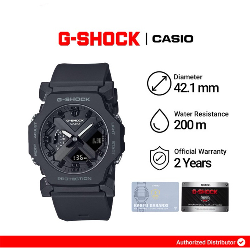 Jam Tangan Pria Casio G-Shock GA-2300-1ADR / GA-2300-1A Original