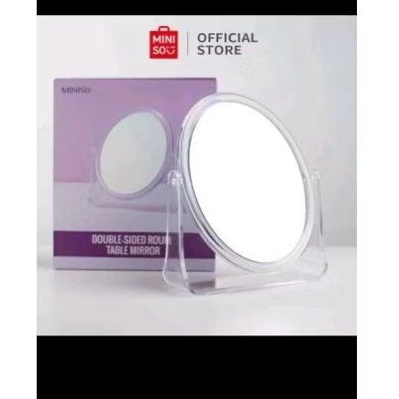 cermin meja miniso