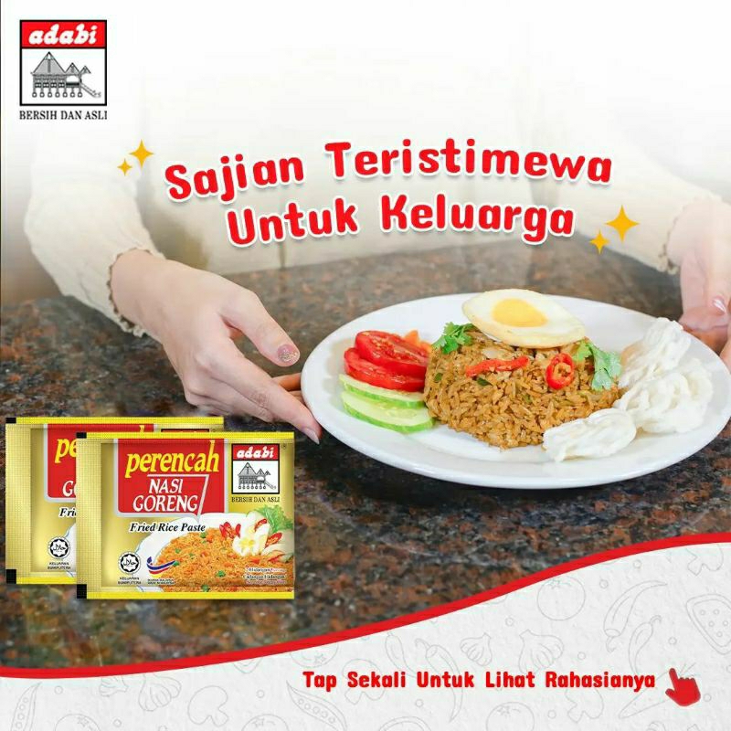 

Adabi - Perencah Nasi Goreng | Adabi Bumbu Nasi Goreng | Bumbu Nasi Goreng Instan |