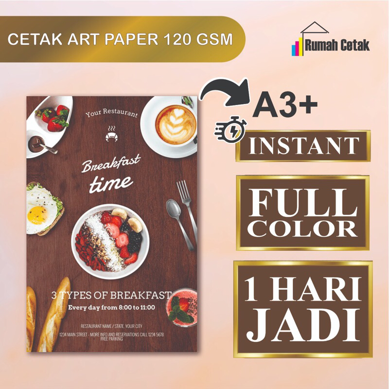 

Print Cetak ART PAPER 120 Gr A3+