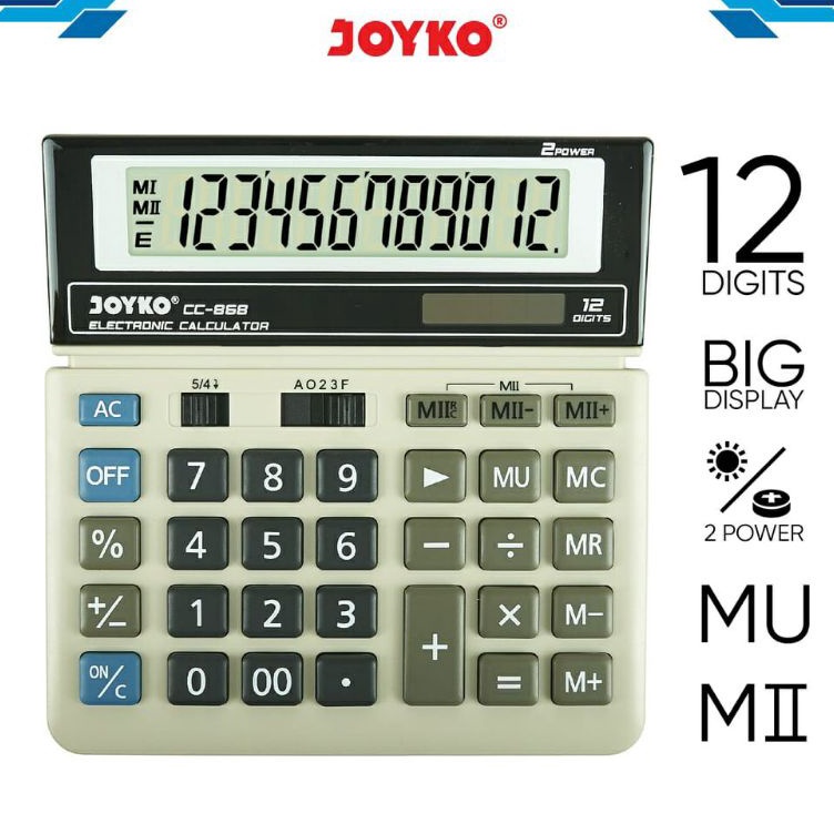 

Kalkulator Joyko CC868 12 digit 1pcs