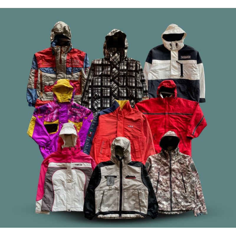 Jaket Vintage Snowbord Mix Jaket Outdoor Second Branded