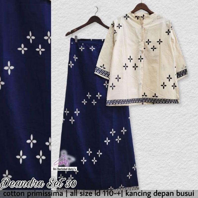 setelan rok batik wanita deandra