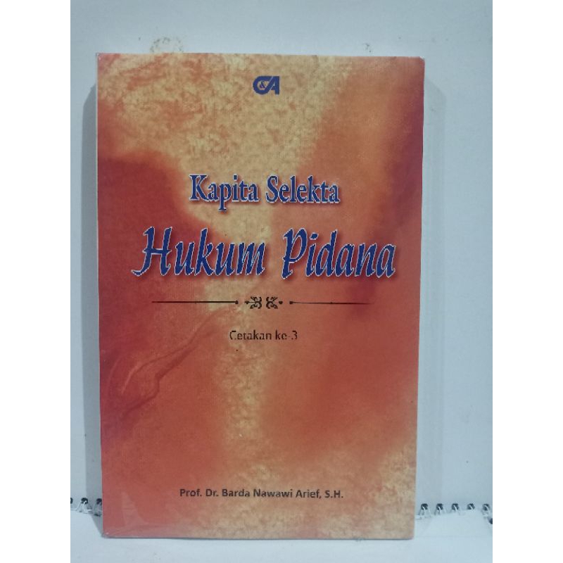 Kapita Selekta Hukum Pidana