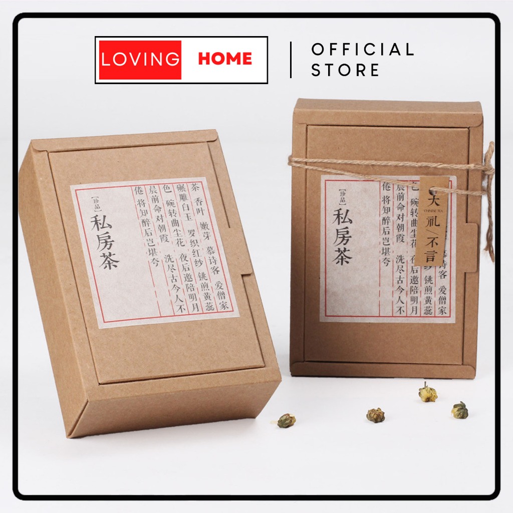 

LOVING HOME - Box Packing Kotak Hadiah Cokelat Vintage Polos Dus Premium Gift Box