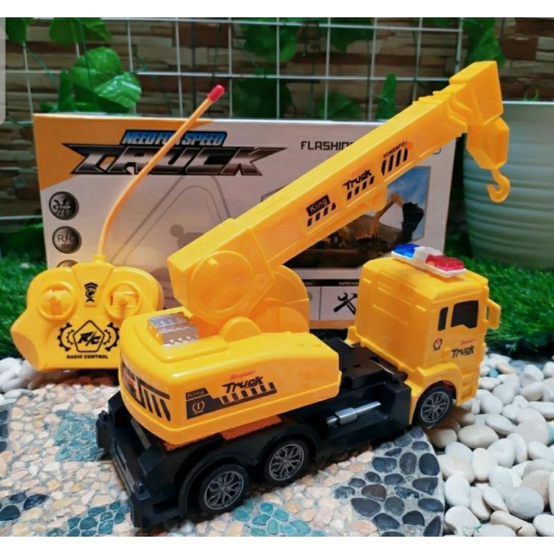 Rc Truck crane Remote Control - Mainan crane Remot Kontrol Anak