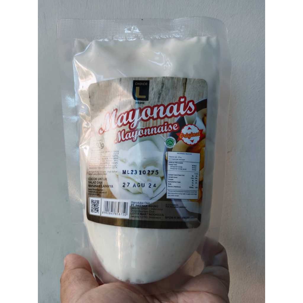 

Choice L - Mayones Mayonaise Original 250gr Halal BPOM