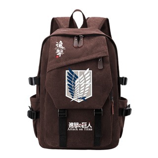 NEW TAS RANSEL KANVAS PRIA AOT BACKPACK SEKOLAH WATERPROOF