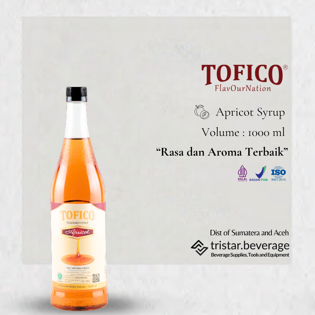 

RASA ORIGINAL - Sirup Premium Buah Apricot - Tofico Syrup 1 Liter