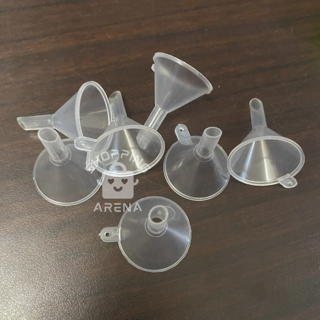 Corong Mini Bening Alat Botol Gelas Transparan Minyak Media Wadah Bensin Minyak Air Water Oil Liquid