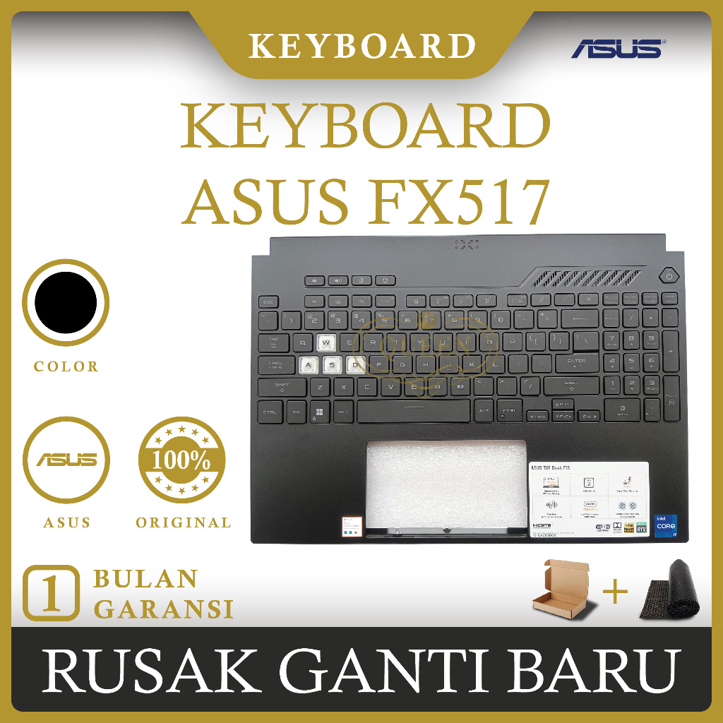 KEYBOARD FRAME LAPTOP ASUS Tuf Dash F15 FX517 ORIGINAL