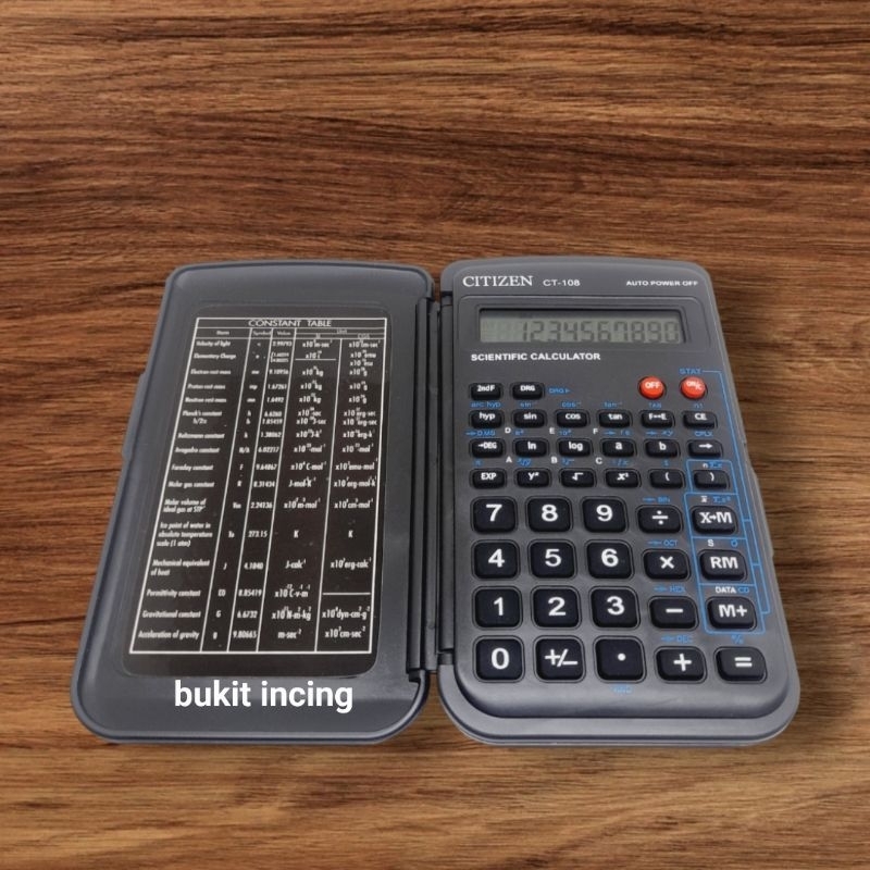

Calculator Citizen Scientific Calculatot CT 108 Kalkulator Ilmiah membantu perhitungan sekolah matematika fisika kimia
