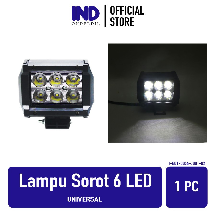 IND Onderdil Lampu Sorot-Tembak-Cree-Worklight-Work Light-Kotak Motor CWL 6 Titik-LED Mini-Kecil Mod