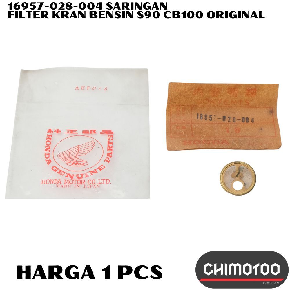 Saringan Filter Kran Bensin Honda S90 S 90 Cb100Cb 100 Cb125 Cb 125  Cb175 CB 175  Cb200 Cb 200 Cb12
