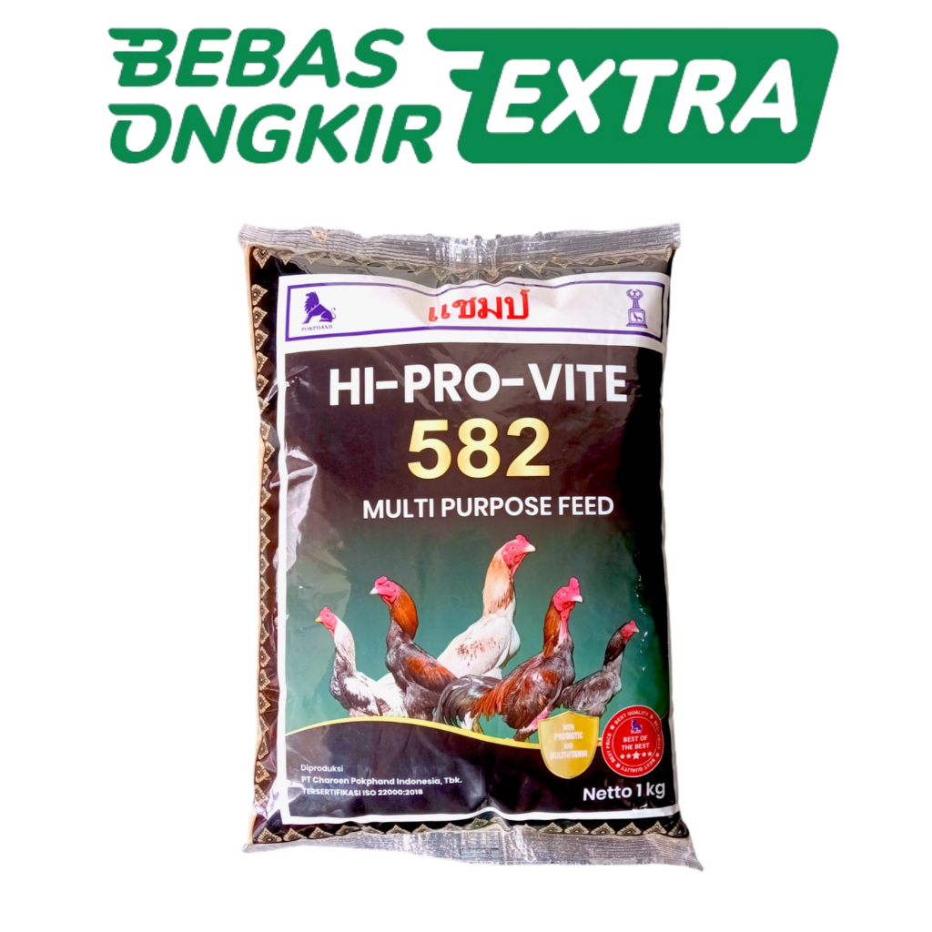 582 HIPROVITE 582 - Pakan ayam Buras Grower