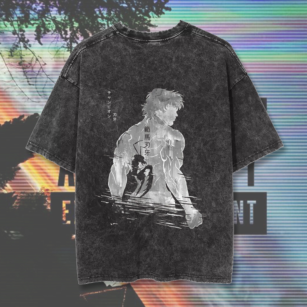 Fiego "BAKI" | Premium Oversize T-Shirt | Stone Wash