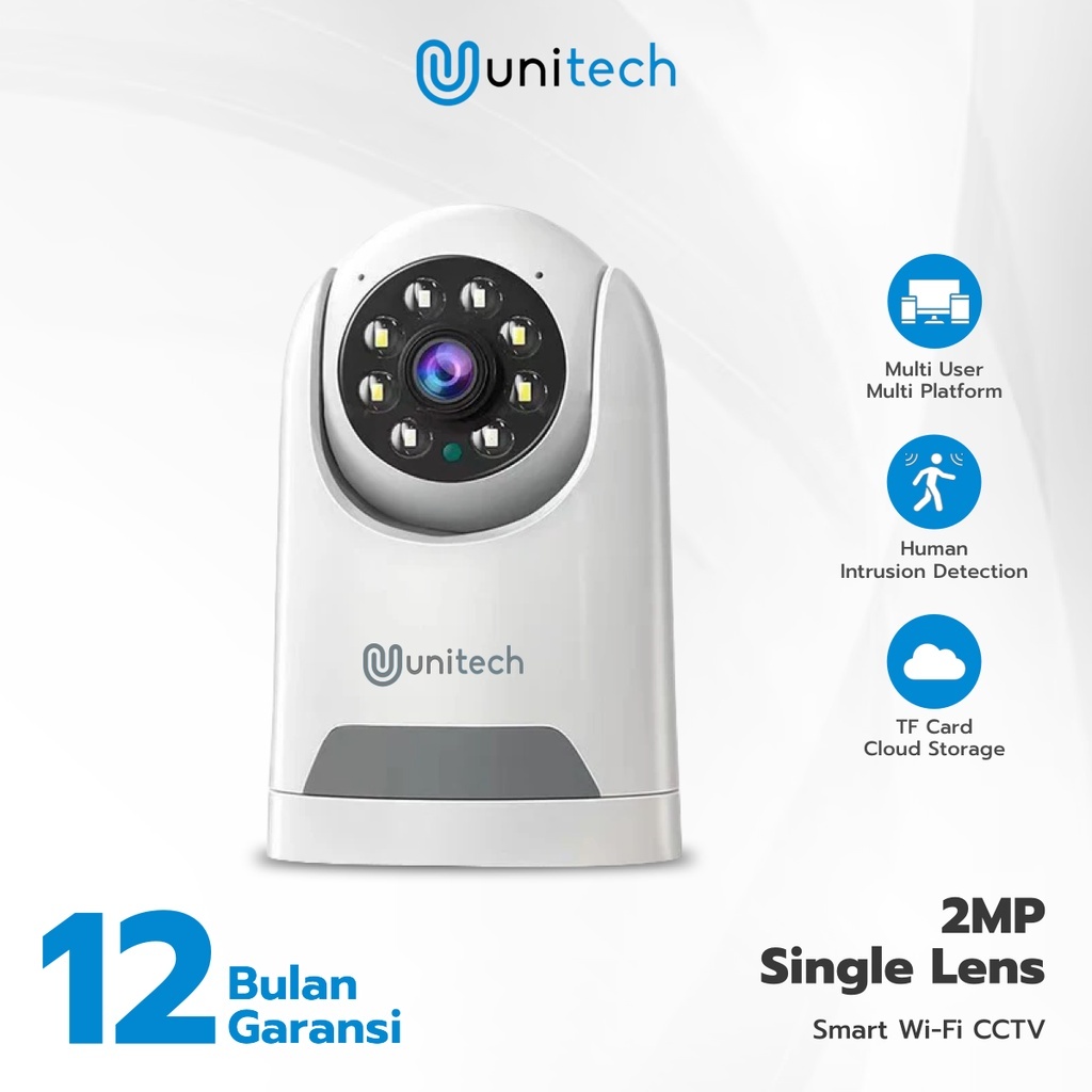WIFI CCTV UNITECH Q23S WIRELESS CAMERA TWO WAY AUDIO - DISASS JOGJA