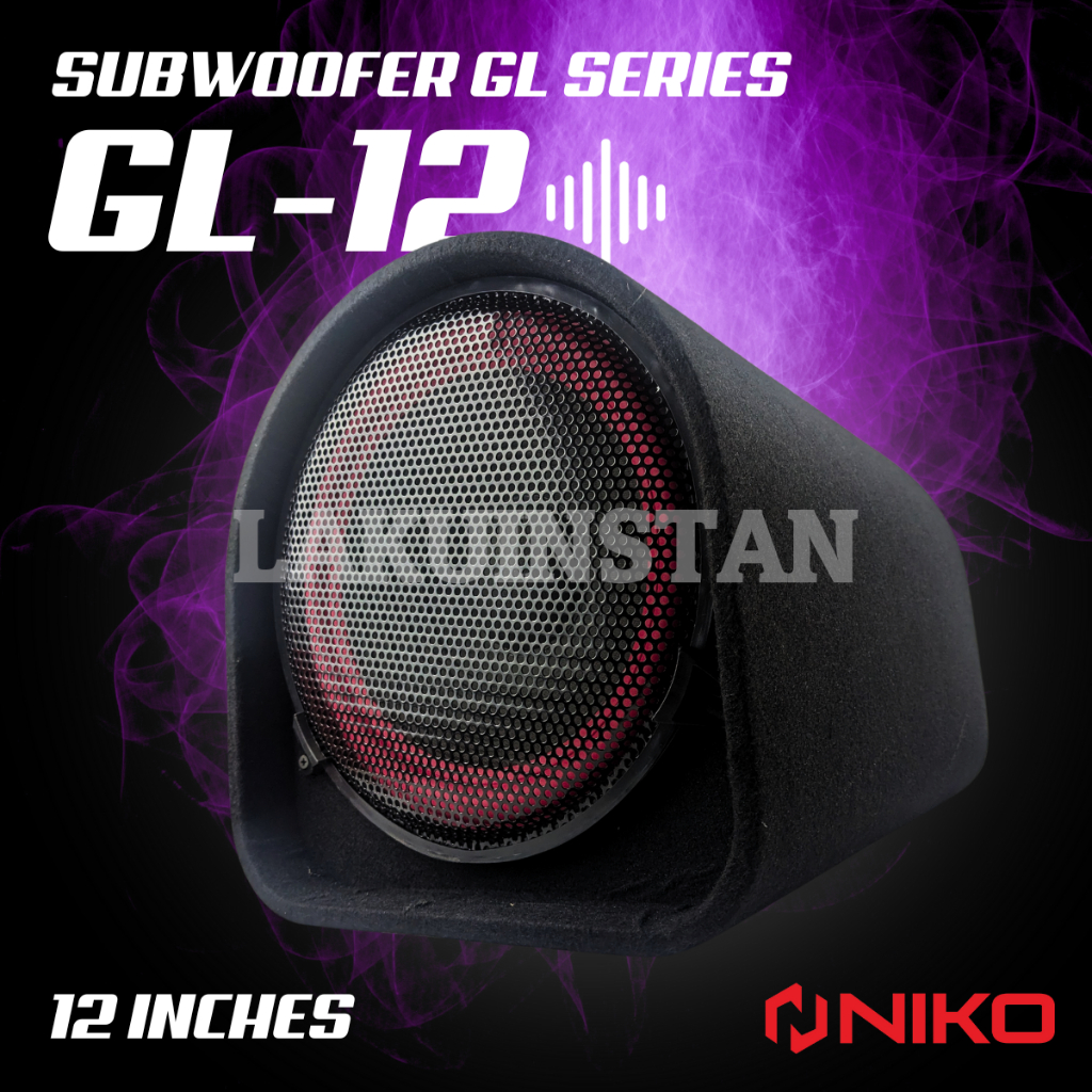 speaker Subwoofer NIKO GL 12 /Speaker Tabung 12 inch / subwoofer car speaker 12 inch 30 watt