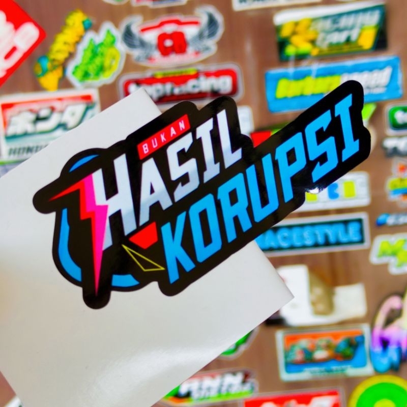 

stiker BUKAN HASIL KORUPSI GLOSSY