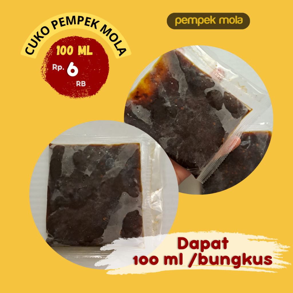 

CUKO PEMPEK MOLA - 100ml/bungkus