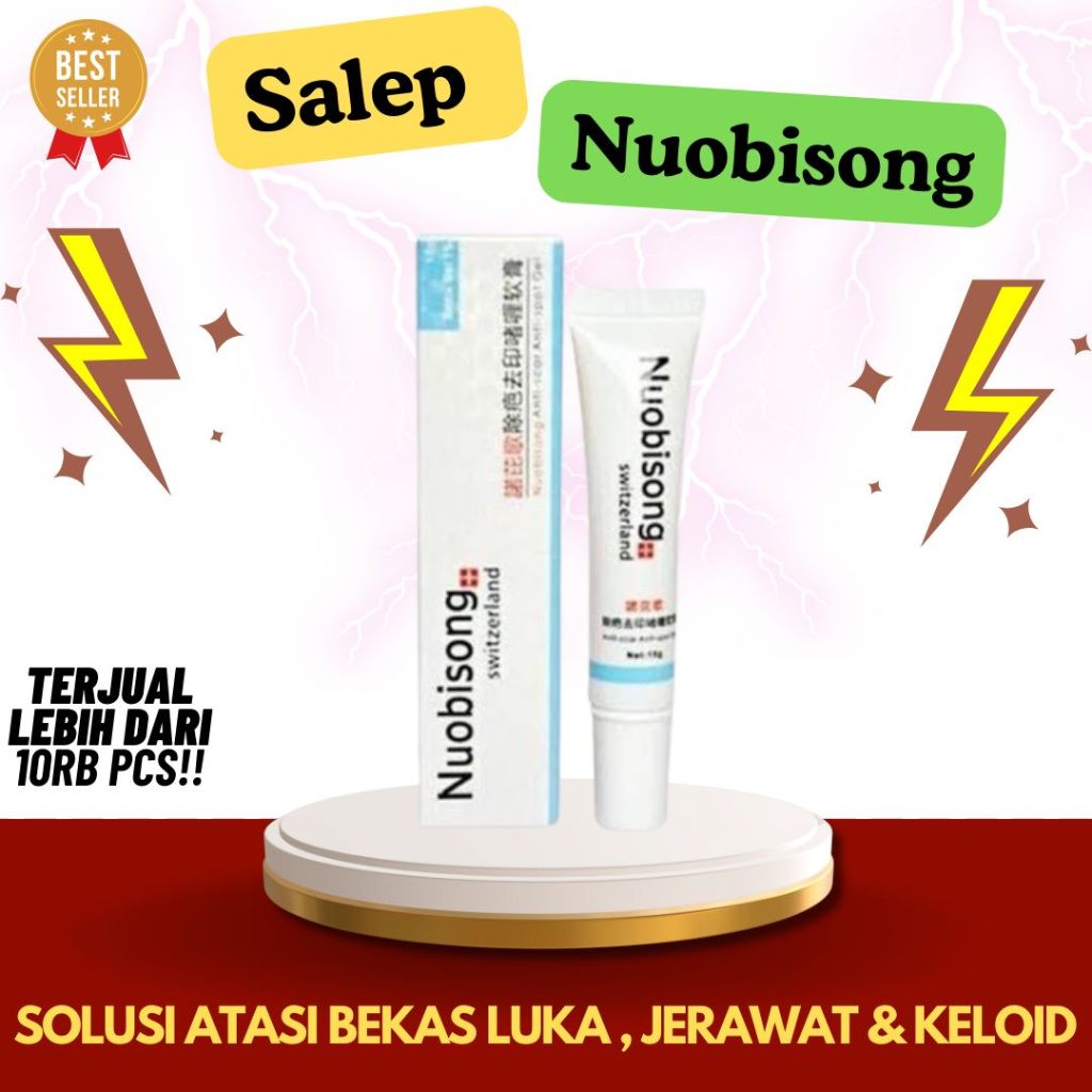 Obat Penghilang Bekas Luka Selulit Jerawat Gatal Nuobisong Scar Gel