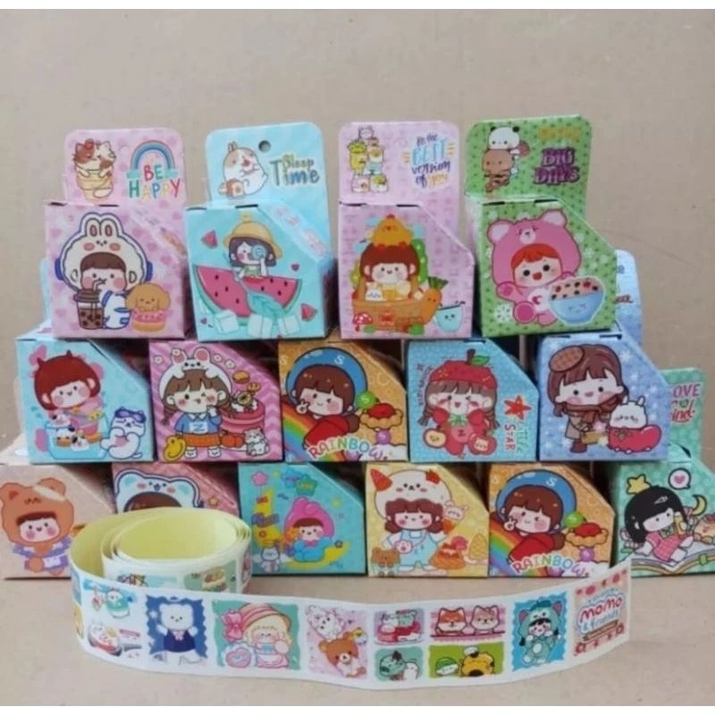 

1Box Rolling Sticker Momo/Sanrio Dari DG Toys