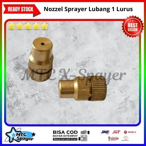 Nozzle Sprayer Lubang 1 Lurus | Nozzel L1 Lurus Kabut | Spuyer Lubang 1 | Sprayer Lubang 1