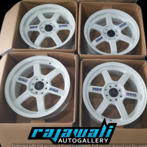 VELG MOBIL TE37 RING 16 PUTIH COCOK DI LIVINA AVANZA XENIA IGNIS BRIO YARIS JAZZ BALENO