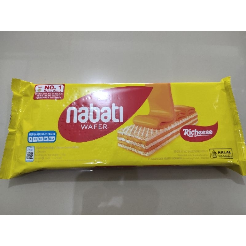 

WAFER NABATI RENTENG coklat/keju