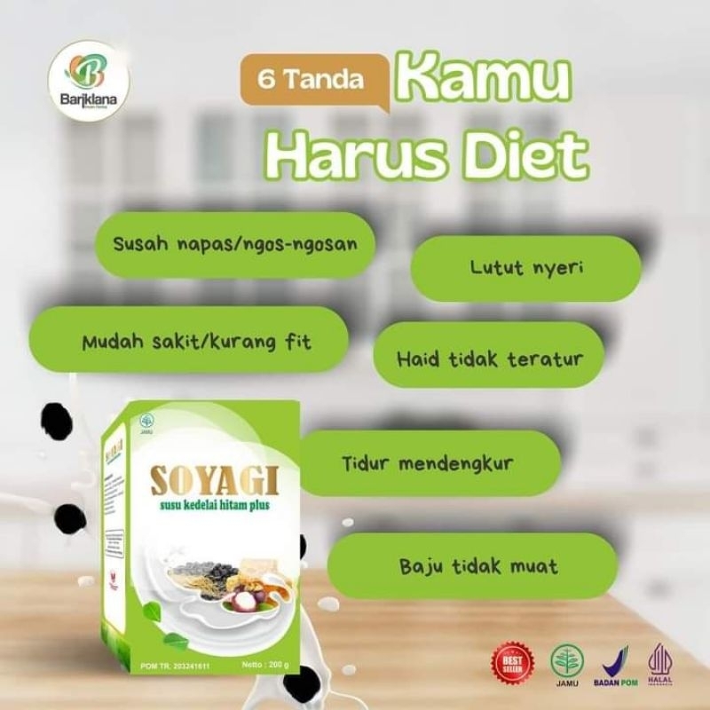 

SUSU DIET SOYAGI | Susu Kedelai Hitam Rendah Kalori