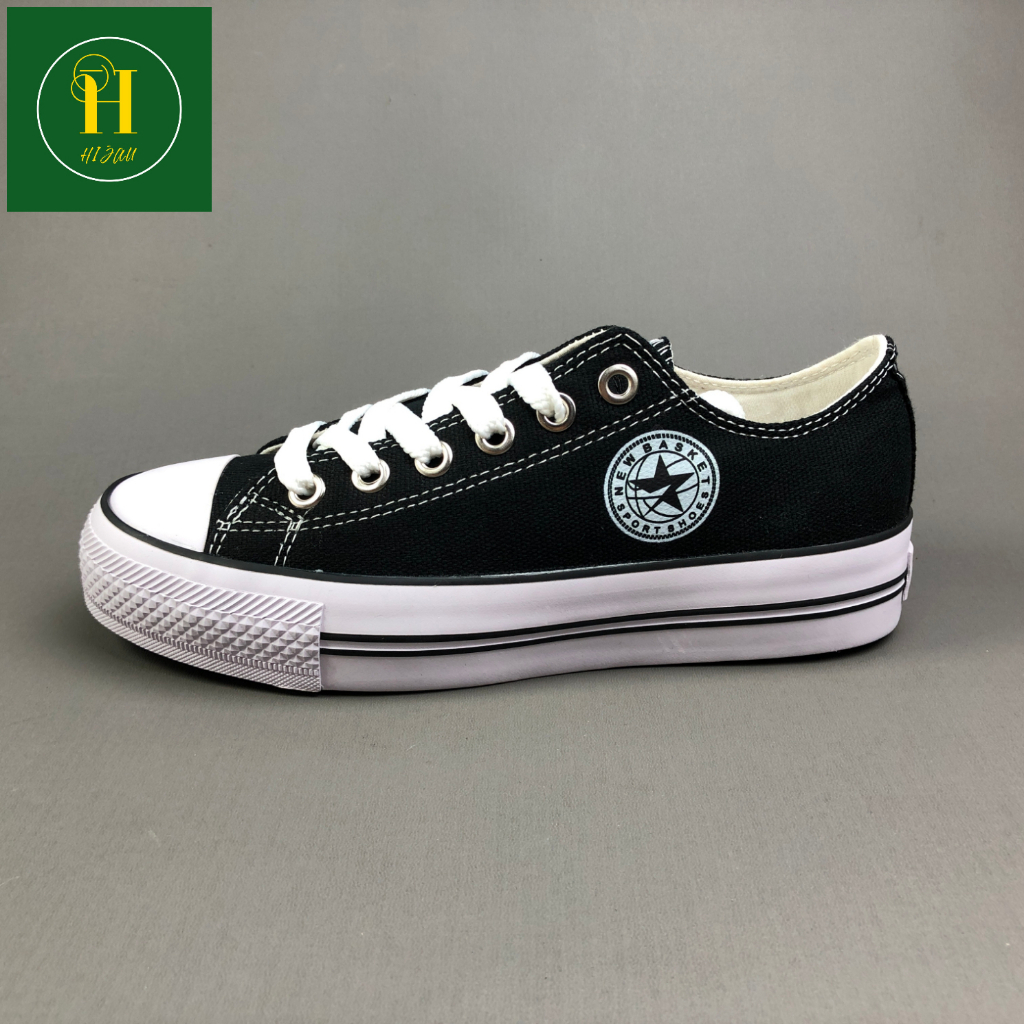 Sepatu NEW BASKET 3323 LC Sepatu Sekolah Sneakers Wanita New Basket Original