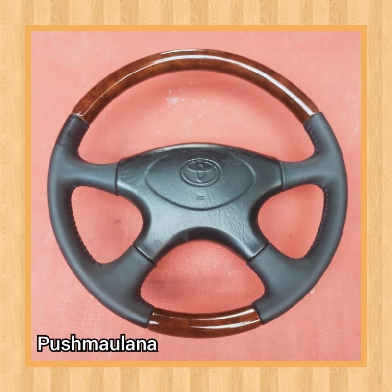 Stir Setir Toyota Wood JDm - Kijang - great - twincam